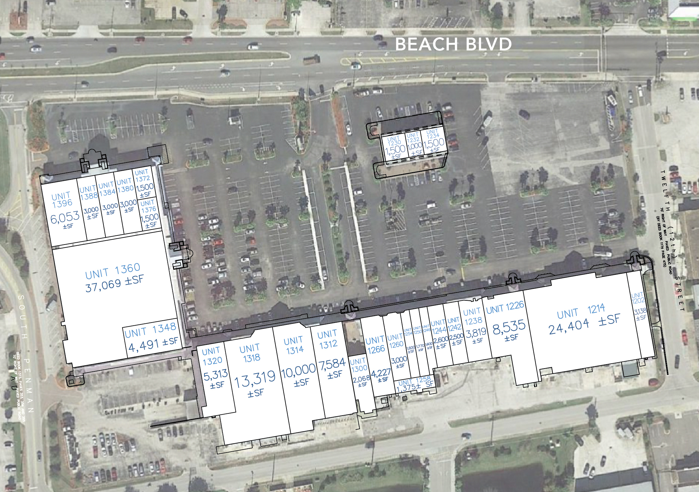 A site map depicting the layout of the property.