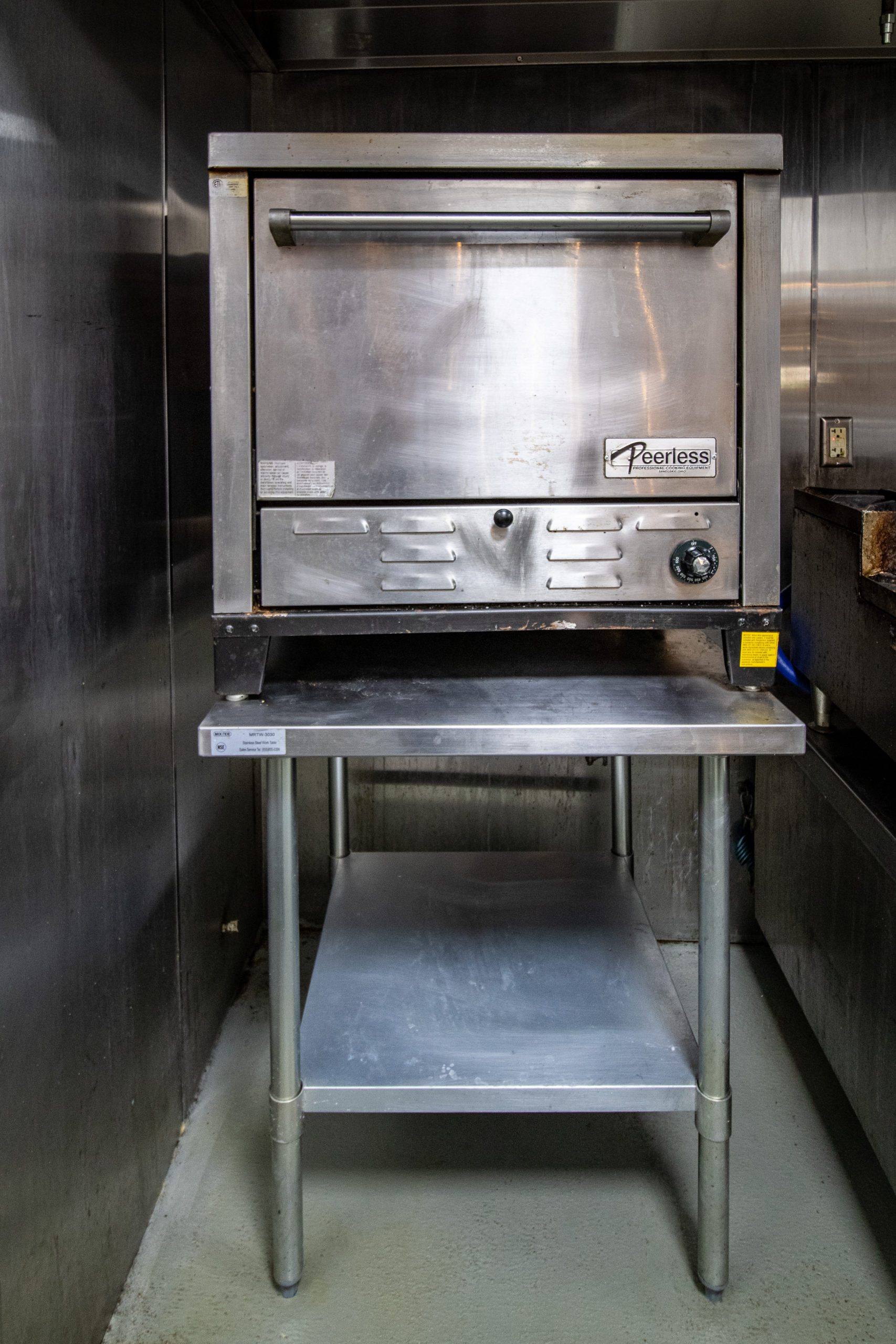 A commercial oven.